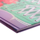 Дневник школьный в твёрдой обложке для 5-11 классов "Кеды зелёные", печать по голографической ламинации, глянцевая ламинация, блок 65 г/м², 48 листов - фото 22080293