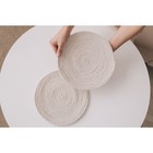 Канат хлопчатобумажный 8 мм (120 м) белый - фото 26819989