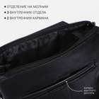 Сумка планшет мужская, чёрная - Фото 6