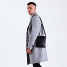 Сумка планшет мужская, чёрная 9541225 - фото 14163142