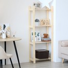 Стеллаж деревянный «Альфа плюс», 4 полки, 159×64×28 см, напольный, «Добропаровъ» - Фото 3