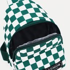 Сумка детская на молнии, через плечо, цвет зелёный - фото 24317581