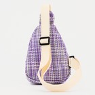 Сумка детская на молнии, через плечо, сиреневая - Фото 2