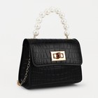 Сумка-мессенджер детская для девочки, чёрная - Фото 1