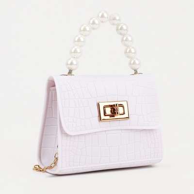 Сумка-мессенджер детская, цвет белый