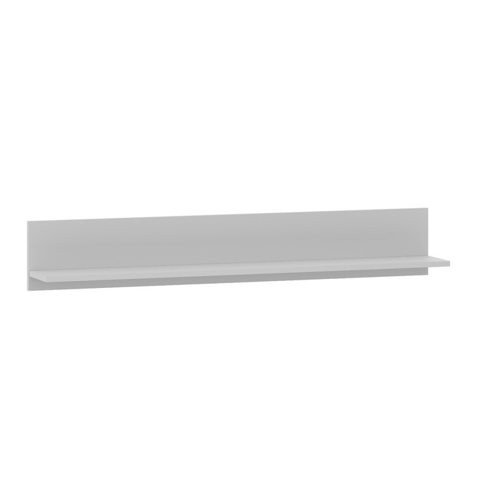 Полка навесная Бруно, 1250х180х200, Серый камень - Фото 1