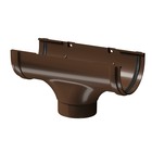 Водосточная воронка DÖCKE PREMIUM, цвет каштан - Фото 1