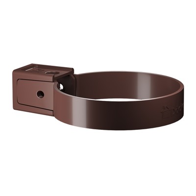 Хомут универсальный для водосточной трубы DÖCKE PREMIUM, цвет шоколад