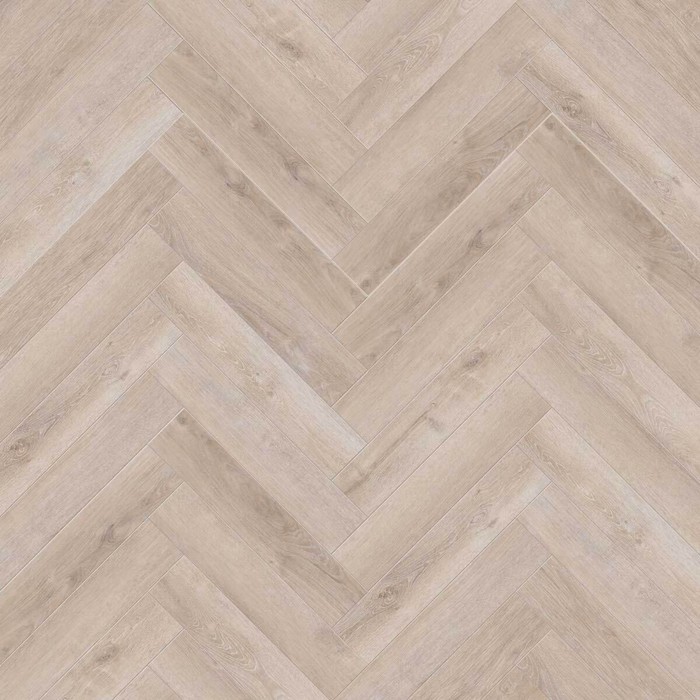 Водостойкий SPC ламинат CronaFloor Herringbone 4V H010, 640×128×4.5 мм, цвет дуб дижон, 1.31 м2 - Фото 1
