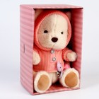 Подарочный набор: мягкая игрушка «Медвежонок» + держатель для пустышки, розовый - фото 6841812