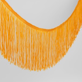 Тесьма декоративная «Бахрома», 15 см, 5 ± 0,5 м, цвет золотисто-бежевый