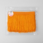 Тесьма декоративная «Бахрома», 15 см, 5±0.5 м, золотисто-бежевая - Фото 2