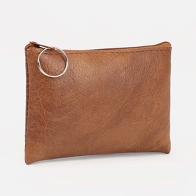 Кошелёк женский на молнии, 14?1?9 см, светло-коричневый (комплект 4 шт)