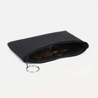 Кошелёк женский на молнии, цвет чёрный - фото 24736197