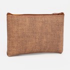 Кошелёк женский на молнии, 14×1×9 см, коричневый - Фото 2