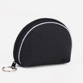 Кошелёк-монетница на молнии, 11.5?2?9 см, чёрный (комплект 3 шт)