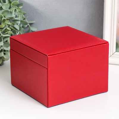 Шкатулка для украшений «Алые паруса», искусственная кожа, с замком, 16×16×11.8 см