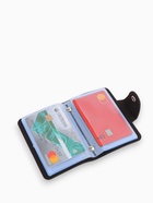 Визитница на кнопке, 12 карт, однотонная, чёрная - Фото 6