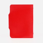 Визитница на кнопке, 12 карт, красная - Фото 3