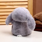 Мягкая игрушка «Зайка с бантиком», 20 см, цвет серый - фото 25463701