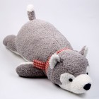 Мягкая игрушка-подушка «Хаски», 60 см, цвет серый - фото 319330605