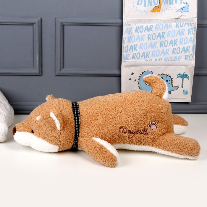 Мягкая игрушка-подушка «Собака», 60 см, цвет коричневый - фото 1907660095