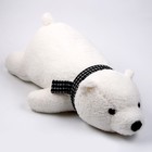 Мягкая игрушка-подушка «Медведь», 60 см, цвет белый - фото 321384237