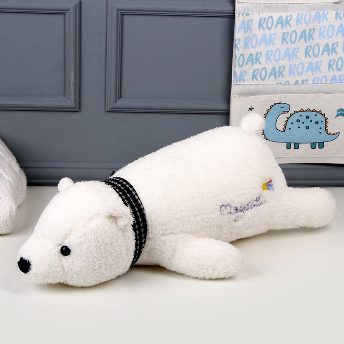 Мягкая игрушка-подушка «Медведь», 60 см, цвет белый - фото 1907660099