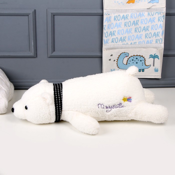 Мягкая игрушка-подушка «Медведь», 60 см, цвет белый - фото 1907660100