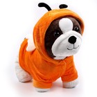 Мягкая игрушка «Собака», в кофте, 30 см, цвет оранжевый - фото 319330650