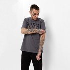 Футболка мужская, тёмно-серая, размер 46 (M) - фото 43610123