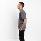 Футболка мужская, тёмно-серая, размер 46 (M) - фото 43610125