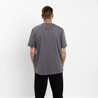 Футболка мужская, тёмно-серая, размер 46 (M) - фото 43610127