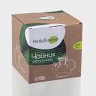 Заварочный чайник BellaTenero «Эко», 1.2 л, с бамбуковой крышкой, металлический фильтр, стекло - Фото 5