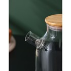 Чайник заварочный стеклянный с бамбуковой крышкой и металлическим фильтром BellaTenero «Эко», 1,8 л - фото 4374666