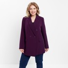 Пиджак женский MINAKU: Classic цвет фиолетовый, р-р 48 - фото 319330973