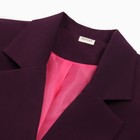 Пиджак женский MINAKU: Classic цвет фиолетовый, р-р 48 - Фото 7