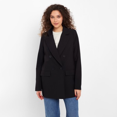 Пиджак женский MINAKU: Classic, чёрный, размер 46