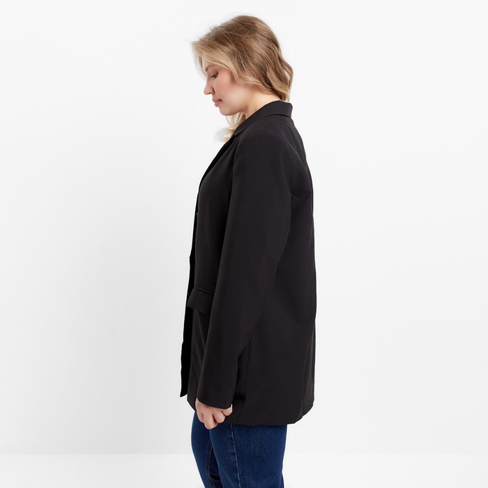 Пиджак женский MINAKU: Classic цвет черный, р-р 54 61136