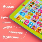 УЦЕНКА Обучающий планшет «Первые знания», звуковые эффекты, работает от батареек - Фото 3
