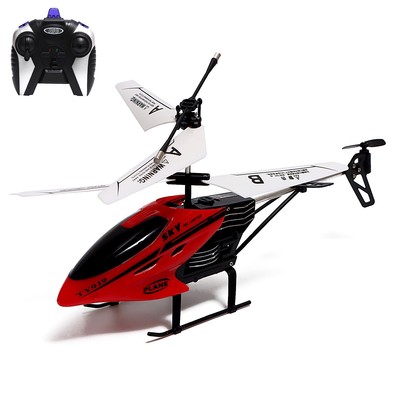 УЦЕНКА Вертолёт радиоуправляемый PRO, заряжается от сети, цвет МИКС