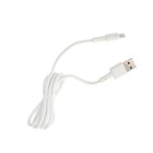 Кабель ONE DEPOT S33W, Lightning - USB, 2.4 А, 1 метр, силиконовая оплетка, белый - фото 51460359 Кабель ONE DEPOT S33W, Lightning - USB, 2.4 А, 1 метр, силиконовая оплетка, белый - фото 51460359