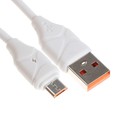 Кабель ONE DEPOT S06V, microUSB - USB, 2.4 А, 1 метр, белый 9515175 - фото 10335232