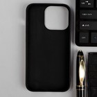 Чехол для iPhone 13 Pro, силиконовый, матовый, черный - фото 51460387 Чехол для iPhone 13 Pro, силиконовый, матовый, черный - фото 51460387