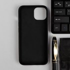 Чехол для iPhone 13, силиконовый, матовый, черный - фото 51460390 Чехол для iPhone 13, силиконовый, матовый, черный - фото 51460390