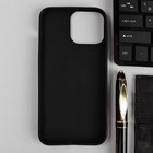 Чехол для iPhone 13 Pro Max, силиконовый, матовый, черный - фото 51460393 Чехол для iPhone 13 Pro Max, силиконовый, матовый, черный - фото 51460393