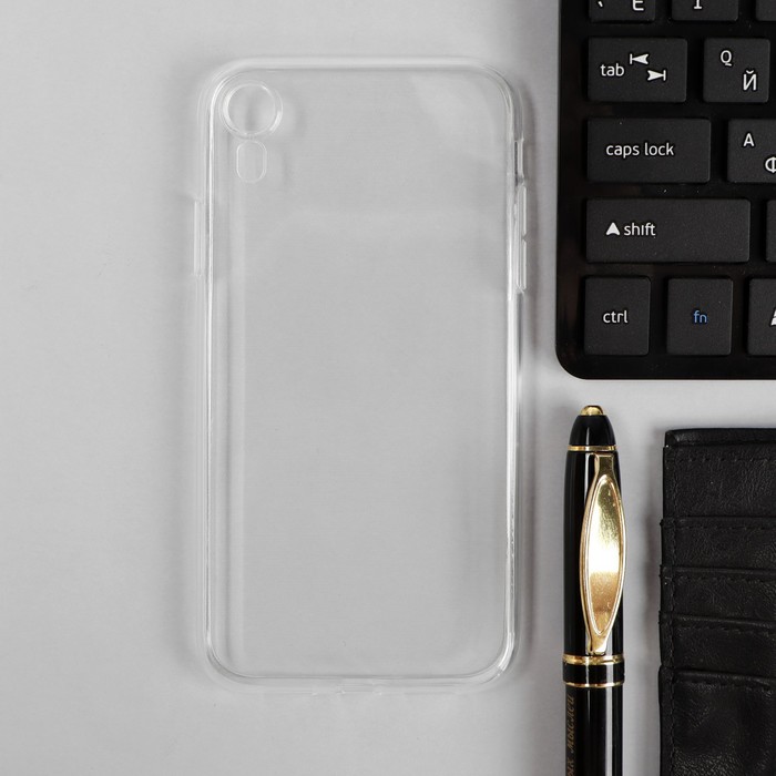 Чехол для iPhone XR, силиконовый, прозрачный - Фото 1