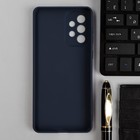 Чехол для Samsung Galaxy A73, силиконовый, матовый, синий 9515198 - фото 14163558