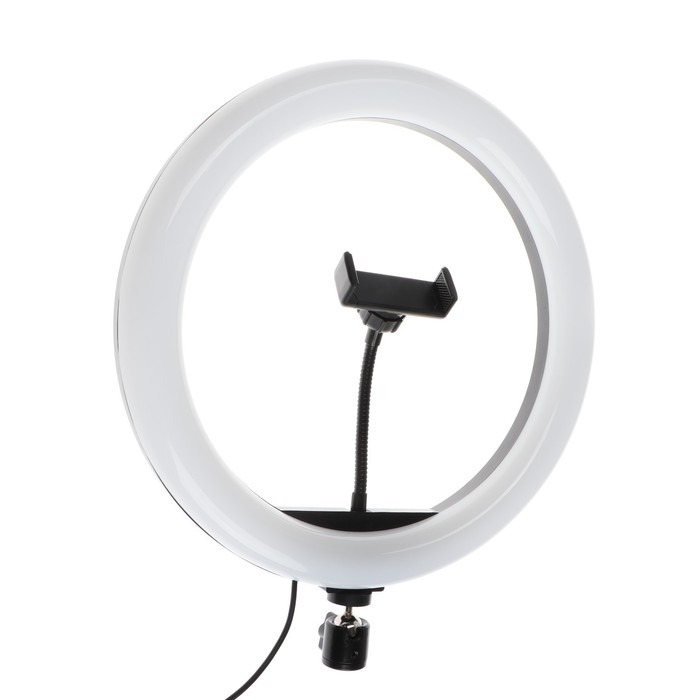 Светодиодная кольцевая лампа RJ33, лампа 32 см, цветная подсветка, 10 Вт - фото 1888541666