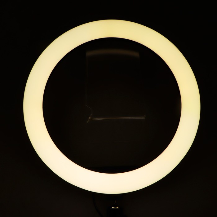 Светодиодная кольцевая лампа RJ33, лампа 32 см, цветная подсветка, 10 Вт - фото 1888541678